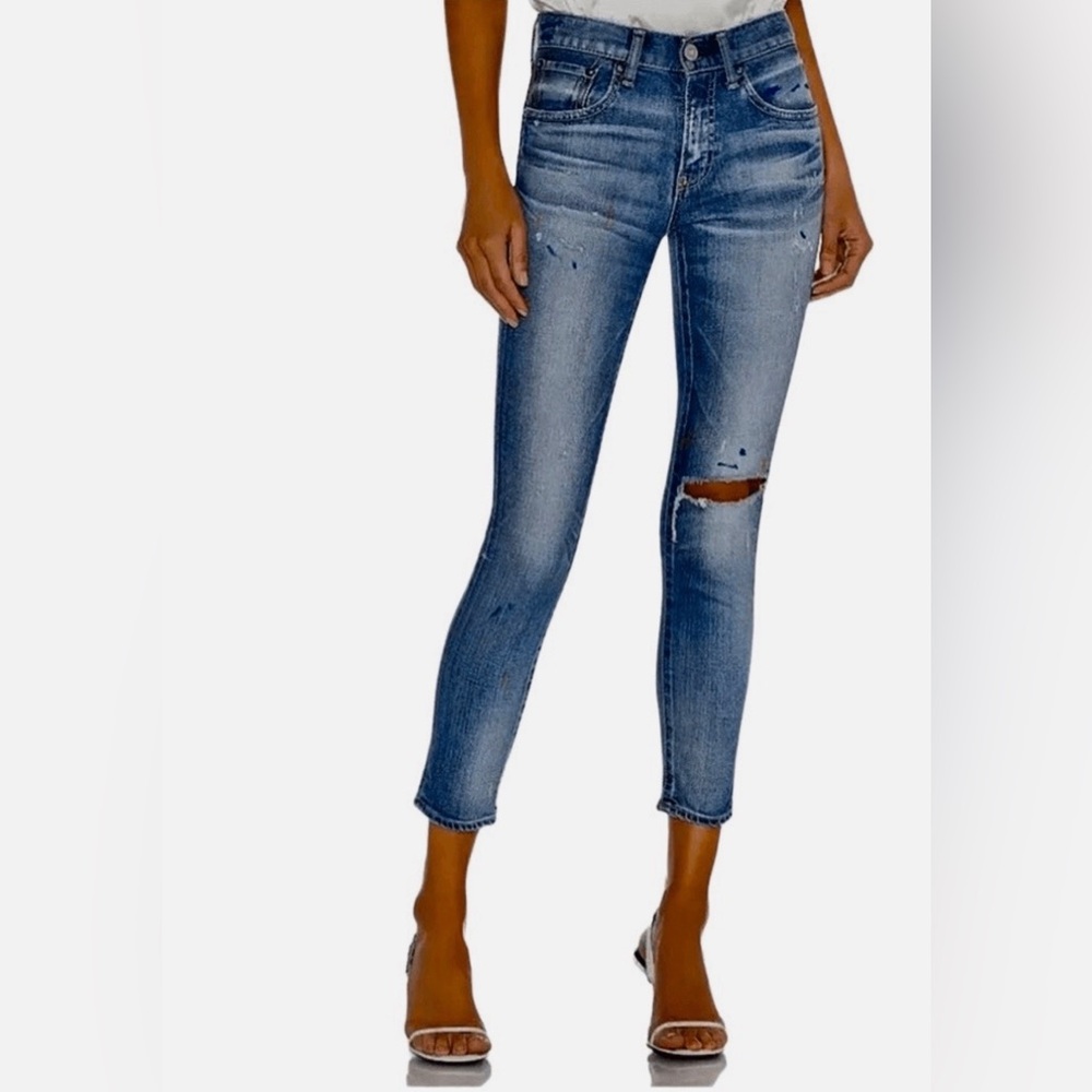 Moussy Light Blue Ankle Jeans Sz 28